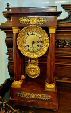 Часы настольные ампир 19 века
