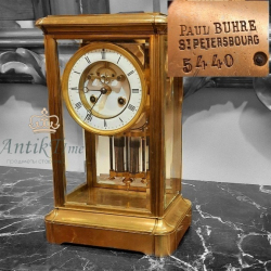 Кабинетные часы с ртутным маятником фирмы Павел Буре 