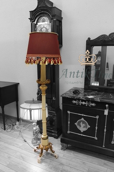 Винтажный напольный торшер