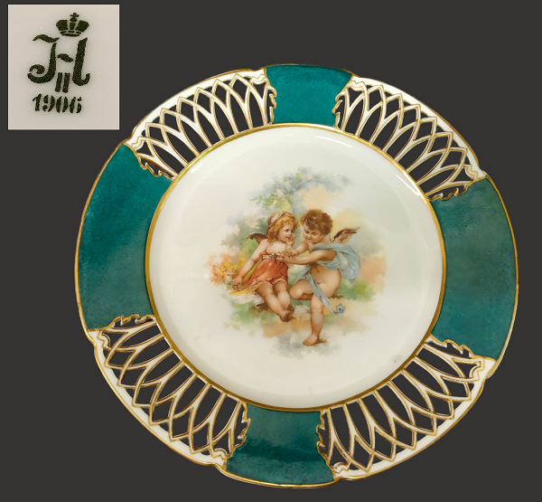 Тарелка 1906 год. ИФЗ . Кремер Э.Я. (автор эскиза)